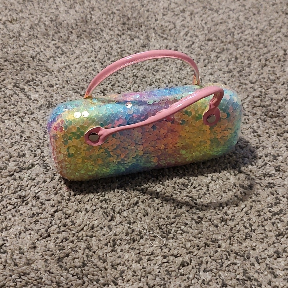 Girls Sequin Sunglasses and Case